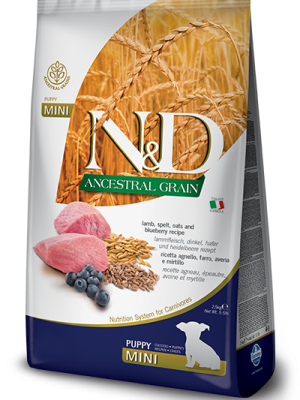 N&D Low Grain Lamb & Blueberry Puppy Mini 2.5kg