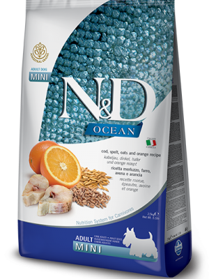 N&D Low Grain Ocean Fish & Orange Adult Mini 2.5kg