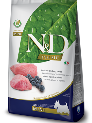 N&D Grain Free Lamb & Blueberry Adult Mini 2.5kg