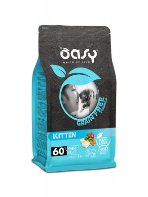 Oasy Grain Free Kitten Ψάρι 7.5kg