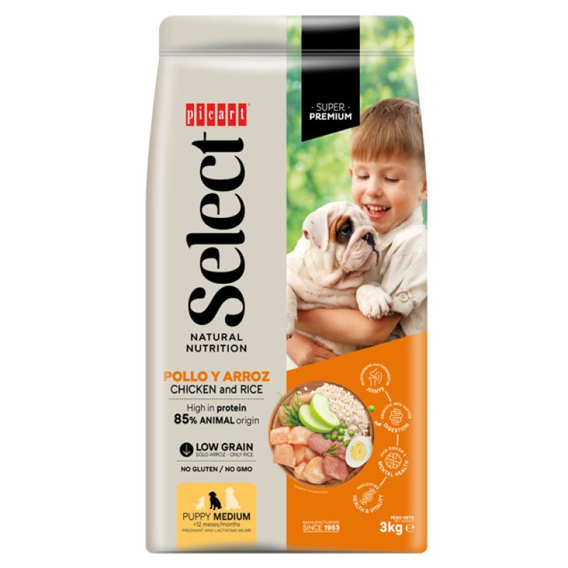 Picart Select Puppy Medium Chicken & Rice 3kg