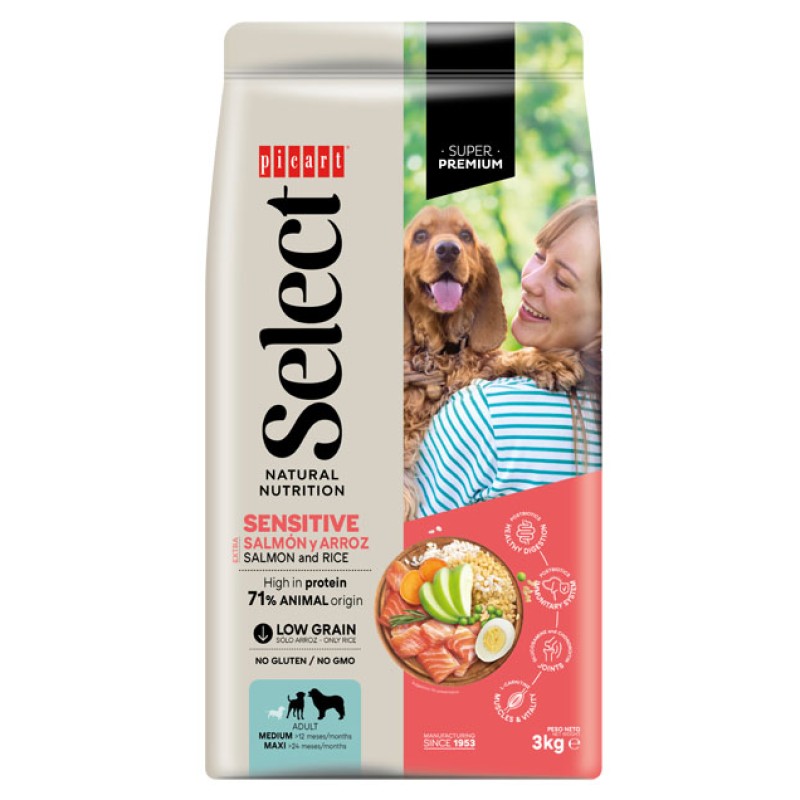 Picart Select Adult Salmon & Rice 3kg