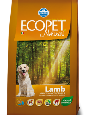 Ecopet Natural Lamb Medium 12kg