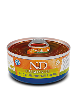 N&D PUMPKIN BOAR & APPLE WET FOOD 80GR