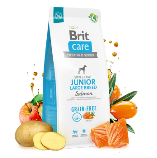 Brit Care Grain-Free® Dog Junior Large Salmon & Potato 3kg