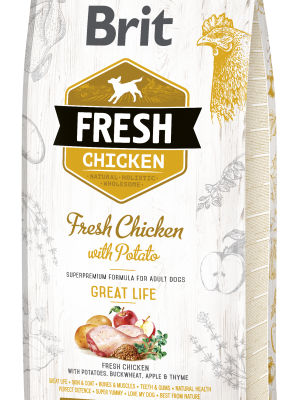 Brit Fresh® Dog Chicken Adult Great Life 2,5kg