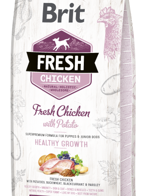 Brit Fresh® Dog Chicken Junior Healthy Growth 2,5kg