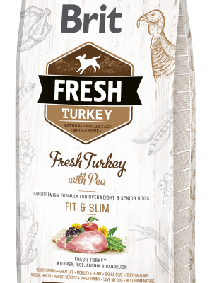 Brit Fresh® Dog Turkey Light & Senior Fit & Slim 2,5kg
