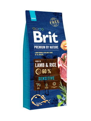 Brit Premium by Nature® Dog Sensitive Lamb & Rice 3kg