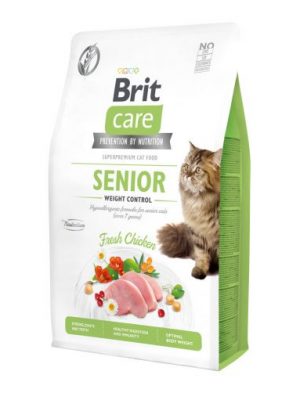 Brit Care® Cat GF Senior Weight Control Chicken 2kg