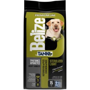 BELIZE TANKO STERILIZED LIGHT DOG 15KG 27/12 CHICKEN RICE