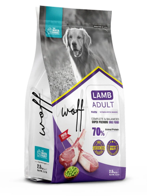 Maya Family Woff Adult Dog 2,5kg ξηρά τροφή για ενήλικους σκύλους με αρνί