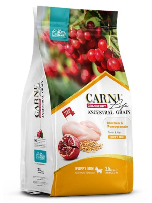 Maya Family Carni Life Cranberry 2,5kg ξηρά τροφή για μικρόσωμα κουτάβια με κοτόπουλο και ρόδι