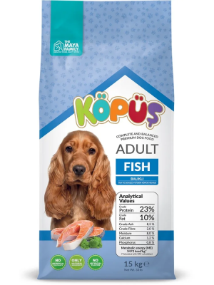 Maya Family Kopus 15kg ξηρά τροφή για ενήλικους σκύλους με ψάρι