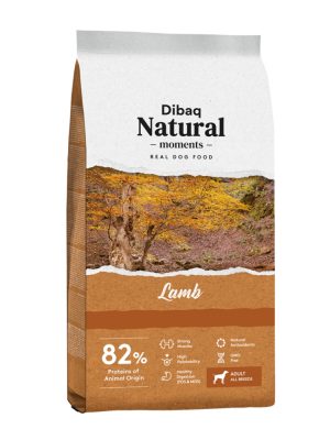 DIBAQ NATURAL MOMENTS ADULT ALL DREEDS:Αρνί 15 KG