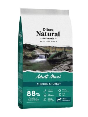 DIBAQ NATURAL MOMENTS ADULT MAXI:Κοτόπουλο – Γαλοπούλα 15kg