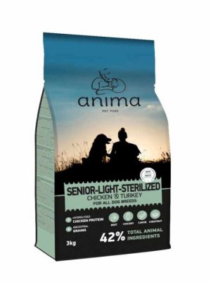 Anima Adult Light & Sterilized Chicken and Turkey 3kg