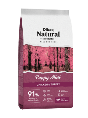 DIBAQ NATURAL MOMENTS PUPPY MINI:Κοτόπουλο – Γαλοπούλα 3kg