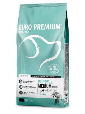 EUROPREMIUM Puppy Medium – Κοτόπουλο & Ρύζι 3kg