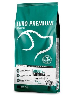 EUROPREMIUM Adult Medium – Κοτόπουλο & Ρύζι 3kg