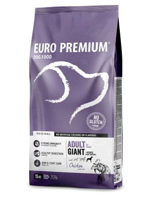 EUROPREMIUM Adult Giant – Κοτόπουλο & Ρύζι 15Kg