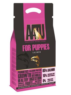 AATU GRAIN FREE DOG PUPPIES SALMON 1,5kg