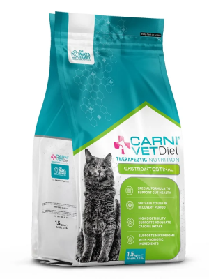 Carni Vet Diet Adult Cat Gastrointestinal – Πλήρης Ζωοτροφή 1.5 Kg