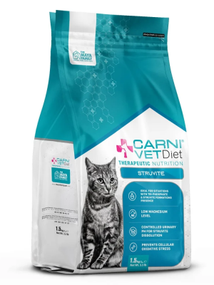 Carni Vet Diet Adult Cat Struvite- Πλήρης Ζωοτροφή 1.5 Kg