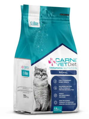 Carni Vet Diet Adult Cat Renal – Πλήρης Ζωοτροφή 1.5 Kg