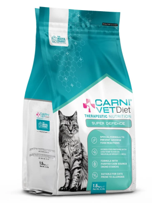 Carni Vet Diet Adult Cat Super Defense – Πλήρης Ζωοτροφή 1.5 Kg