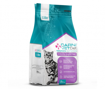 Carni Vet Diet Adult Cat Struvite Protection – Πλήρης Ζωοτροφή 1.5 Kg