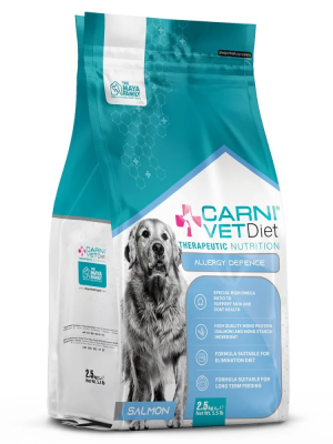 Carni Vet Diet Adult Dog Allergy Defence Salmon – Πλήρης Ζωοτροφή 2.5Kg