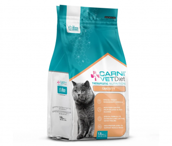 Carni Vet Diet Adult Cat Obesity – Πλήρης Ζωοτροφή 1.5 Kg