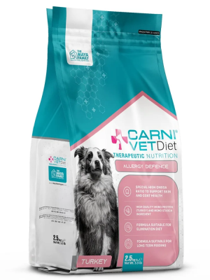 Carni Vet Diet Adult Dog Allergy Defence Turkey – Πλήρης Ζωοτροφή 2.5Kg