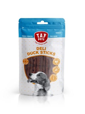 TAF PETS FRESH DOG TREATS DELI DUCK STICKS 75 gr