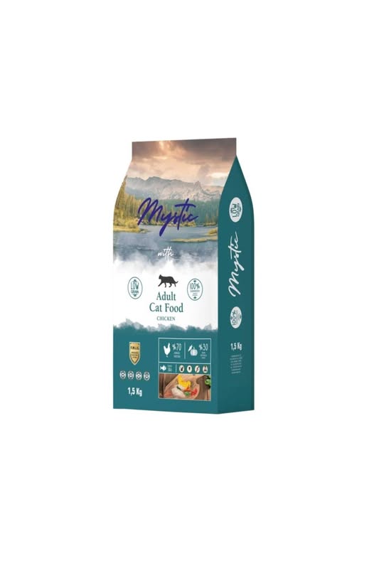 Mystic Low Grain Adult Cat Food με Κοτόπουλο 1.5kg