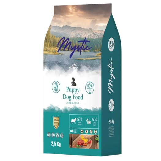 Mystic Low Grain 15kg Ξηρά Τροφή για Κουτάβια με Αρνί και Ρύζι