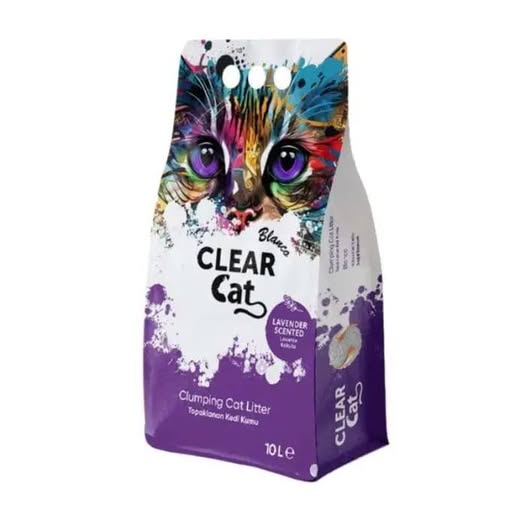 Άμμος Υγιεινης Clear Cat Blanco Lavender 5lt