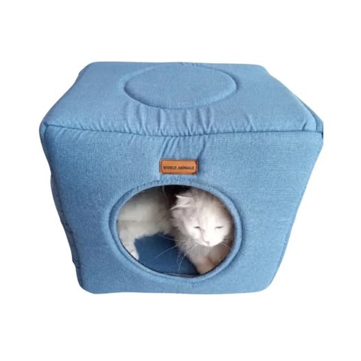 Robert Shop Collection Πολυμορφικό Κρεβάτι Κατοικιδίων 3D Γαλάζιο