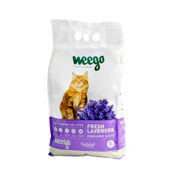 Weego Cat Litter Fresh Lavender 5L