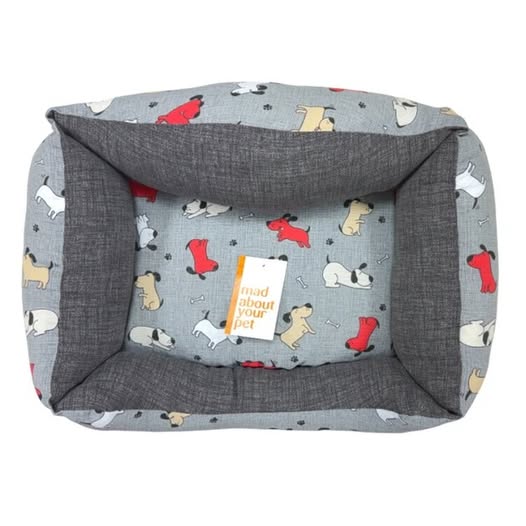 Κρεβάτι Deluxe Κουτάβια Γκρι 70x51x19cm
