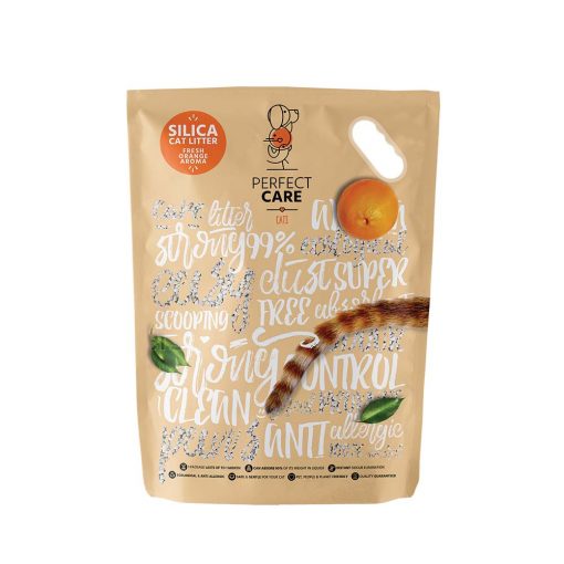 Perfect Care Silica Cat Litter Πορτοκάλι (Κρυσταλλική Άμμος) 15lit