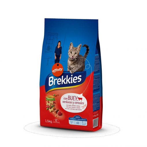 Brekkies Cat Adult Mix Beef 15kg