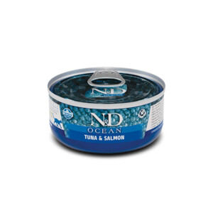N&D Cat Ocean Tuna & Salmon Adult Wet Food 70gr