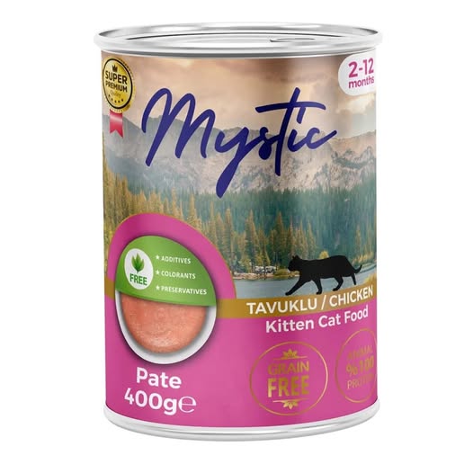 Mystic Super Premium Κονσέρβα 400gr Grain Free για Γατάκια με Κοτόπουλο