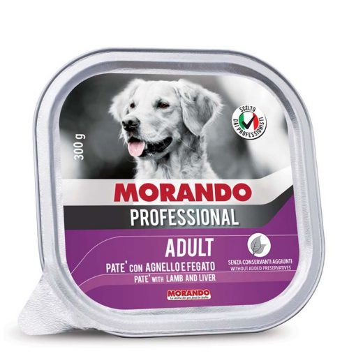 Morando Professional Adult Dog με Αρνί & Συκώτι Πατέ 300gr