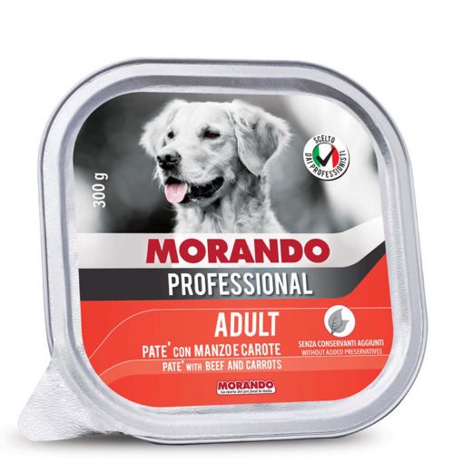 Morando Professional Adult Dog Βοδινό & Καρότα Πατέ 300gr