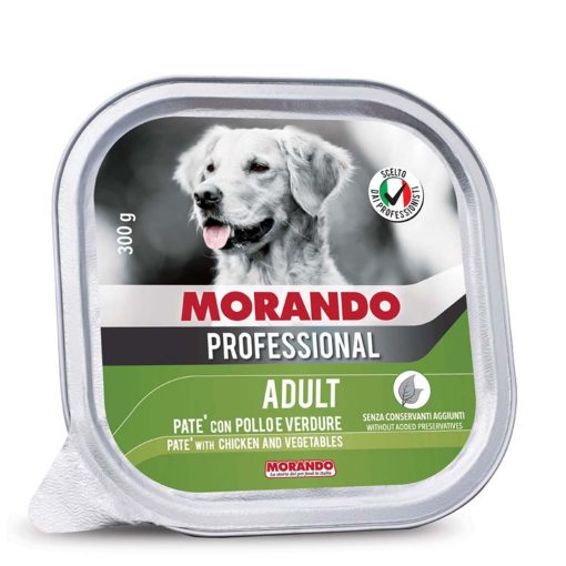 Morando Professional Adult Dog Κοτόπουλο & Λαχανικά Πατέ 300gr