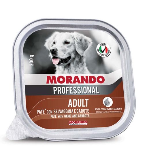 Morando Professional Adult Dog Κυνήγι & Καρότα Πατέ 300gr