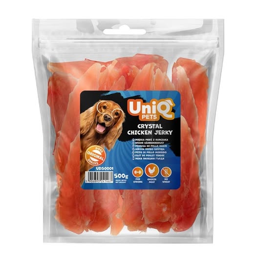 Uniq 500gr Λιχουδιά για Σκύλους Barbeque Πόδια Κοτόπουλου με Άσπρο Σουσάμι